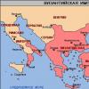 Bütsantsi impeerium Bütsantsi kaart 11. sajandil