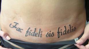 Латински фрази за татуировки