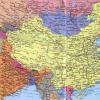 Չինաստանը ֆիզիկական քարտեզի վրա